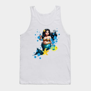 Beautiful Sirenas in The Mermaid World Tank Top